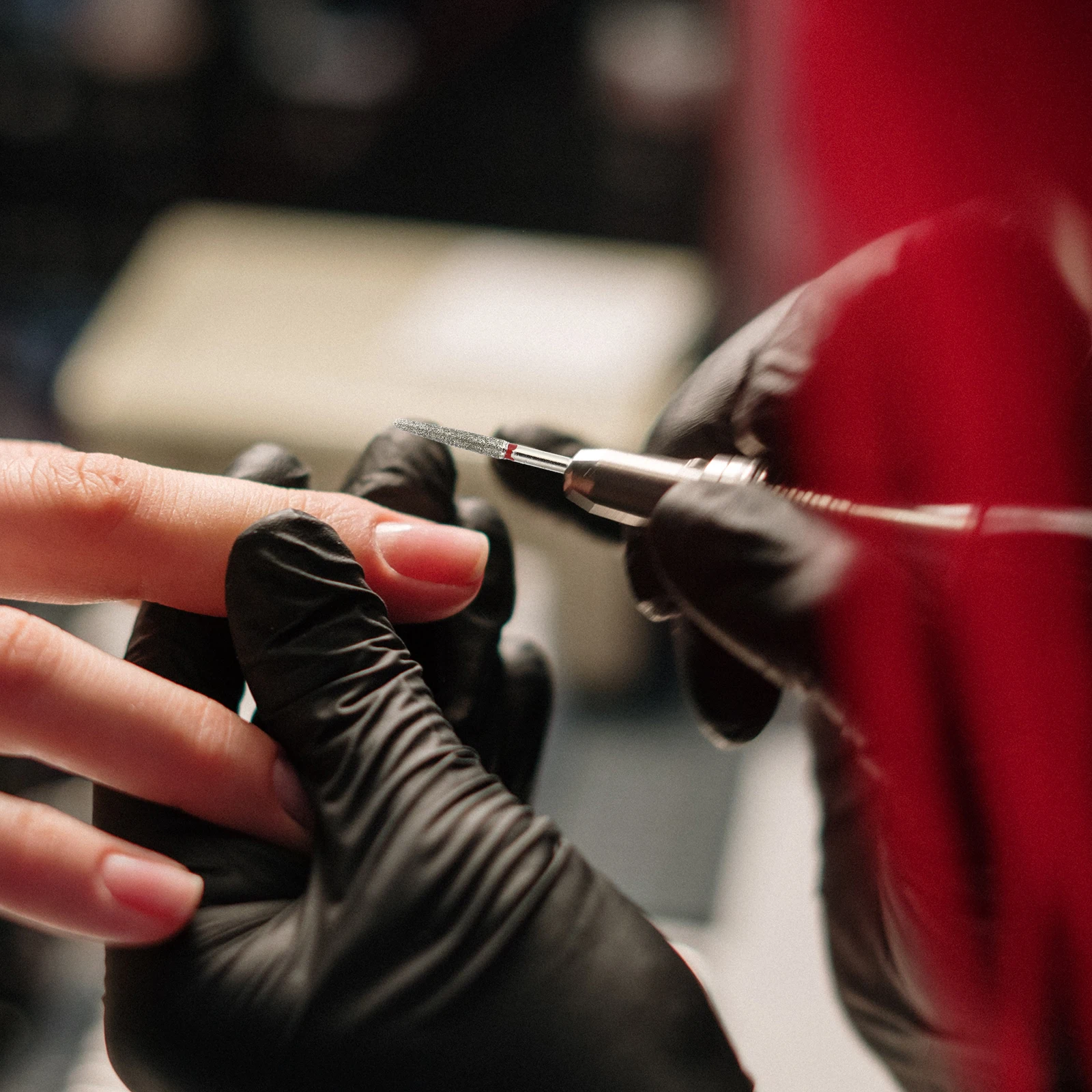 50pcs Grinding Heads High Durability Emery Material Polishing For Nail Art Salon Home Use Nail Drill Bits