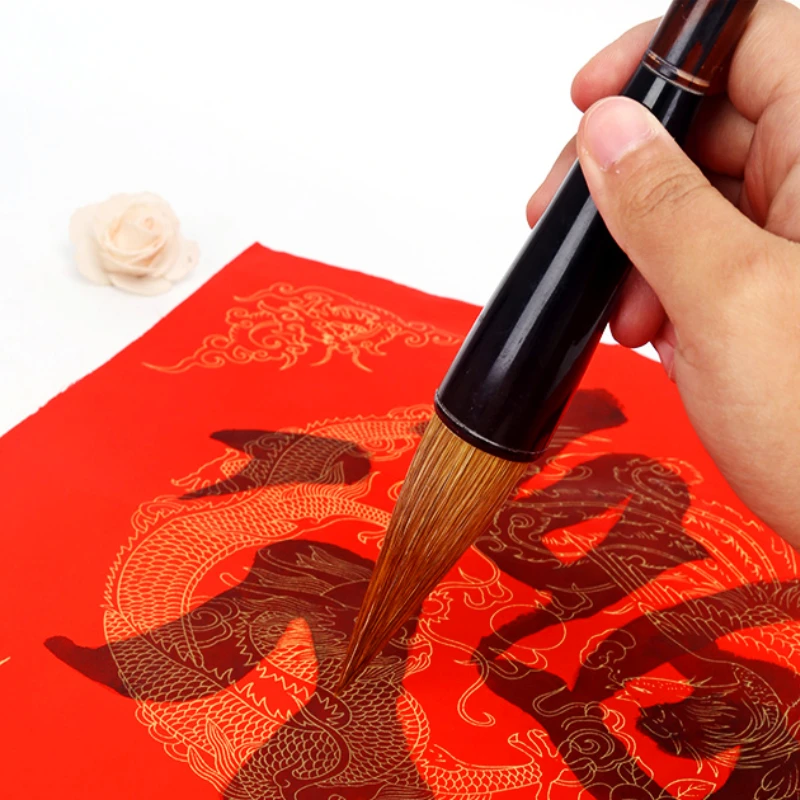 Mehrere Haar Pinsel Regelmäßige Skript Frühling Festival Couplets Schreiben Pinsel Chinesische Kalligraphie Pinsel Stift Caligrafia Caligraphy