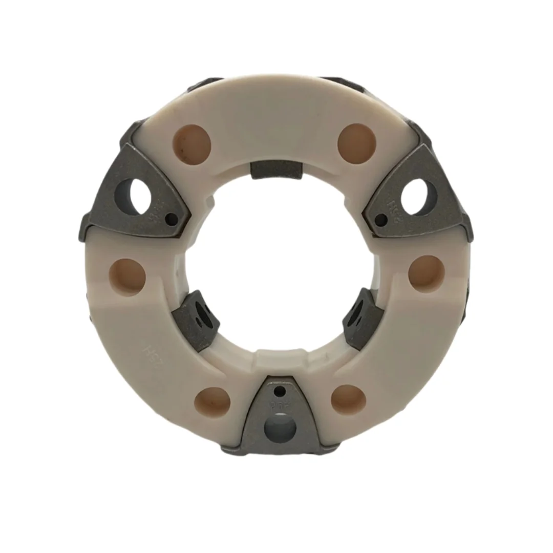 

Excavator coupling Hitachi ZAX55/60/65 engine hydraulic pump 25H connection rubber assembly aluminum block accessories