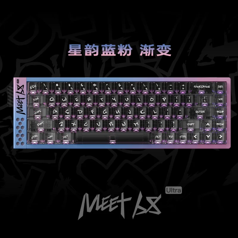 

MIKIT MEET68 ULTRA Механическая клавиатура Магнитный переключатель из алюминиевого сплава 8k Скорость заката Эргономичная игровая клавиатура Аксессуары для ПК