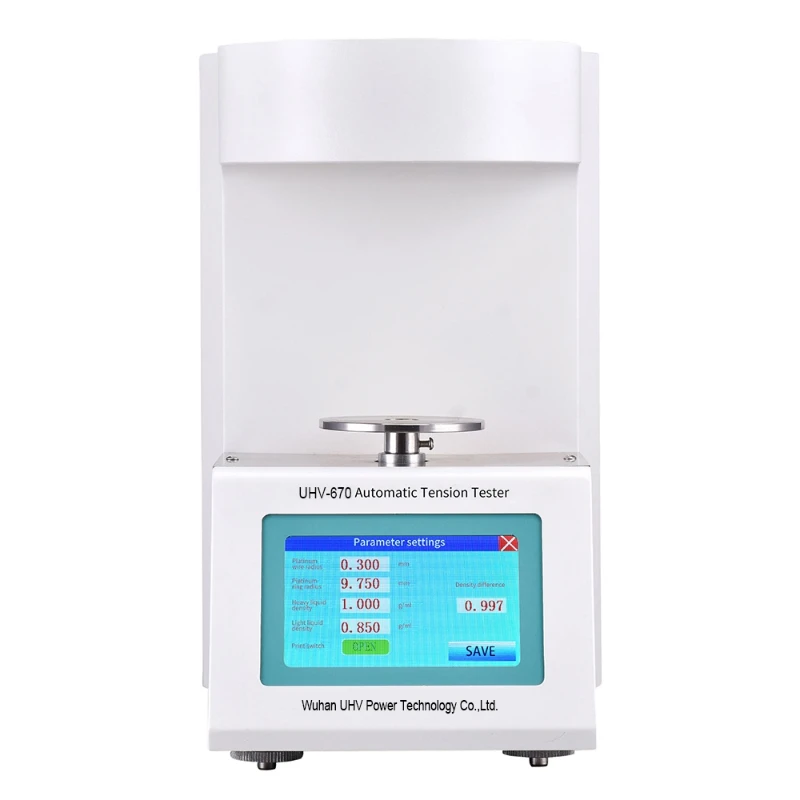 UHV-670 Touch screen digital display fully automatic surface tension tester