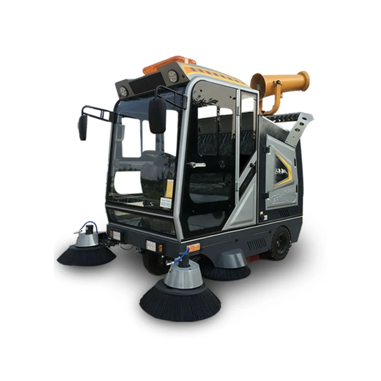 Industrial Electric Cleaning Machine City Park Street Road Warehouse Floor Sweeper Machine