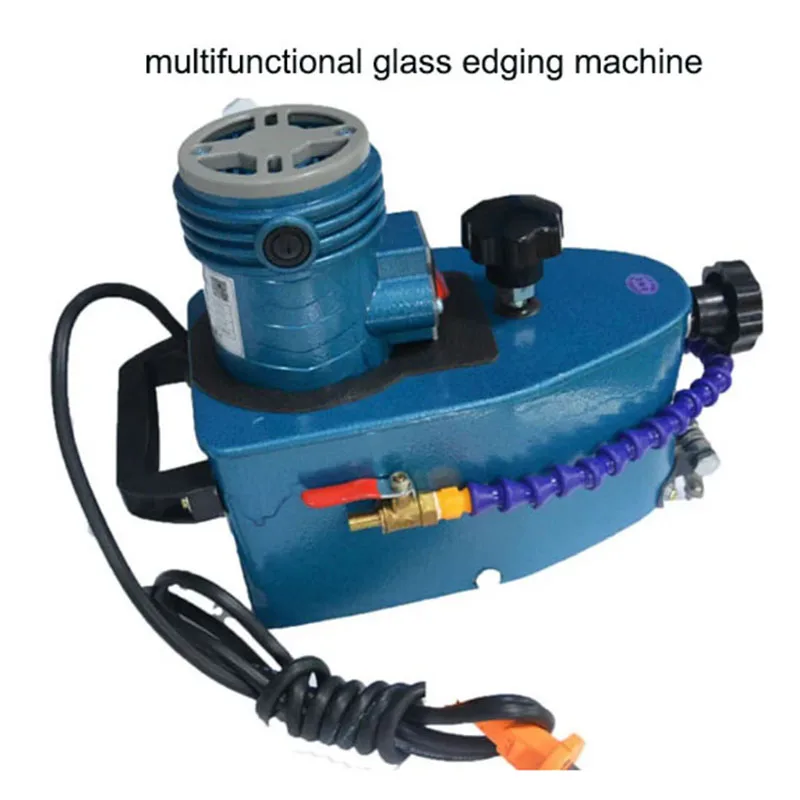 

220v Electric Glass Edging Machine Small Edging Machine Rounded Corner Grinding Inner Hole Rough Edging Machine