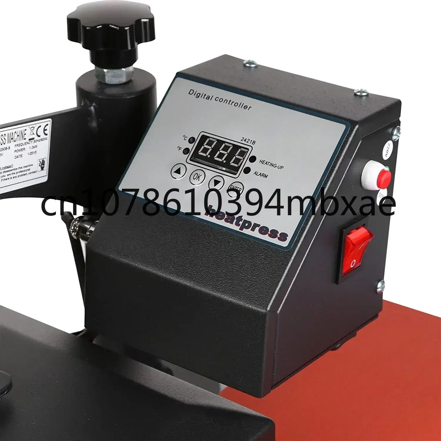 Heat Press Machine Dual Digital Control 360 Degree Swivel Multipurpose Combo Kit Sublimation 30x23cm For T-Shirts