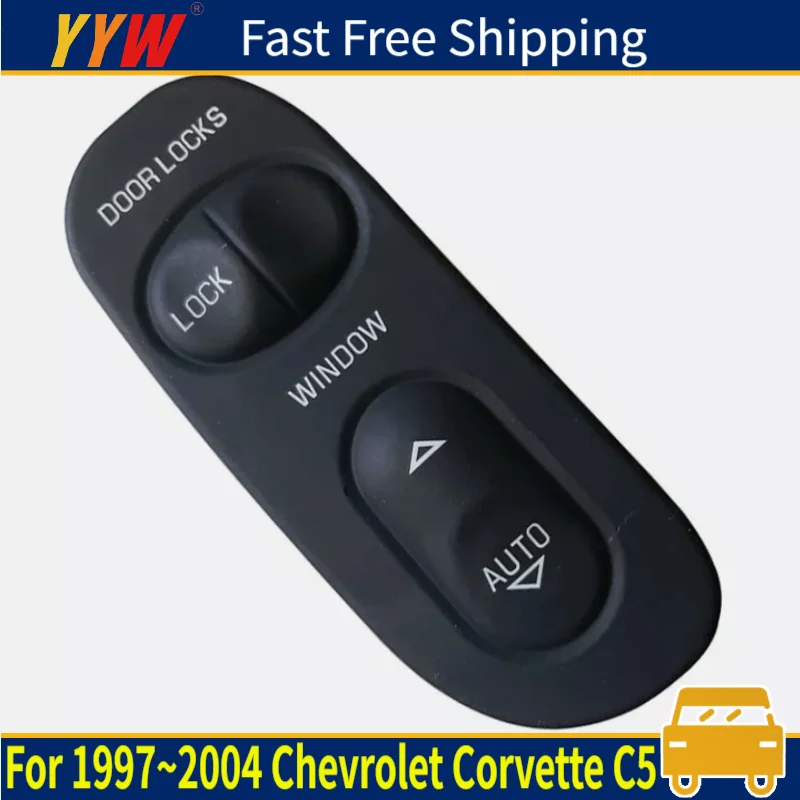 

19209382 Power Window Switch Front Door Right Passenger Side For Chevrolet Corvette 1997~2004 Car Window Control Switch Panel