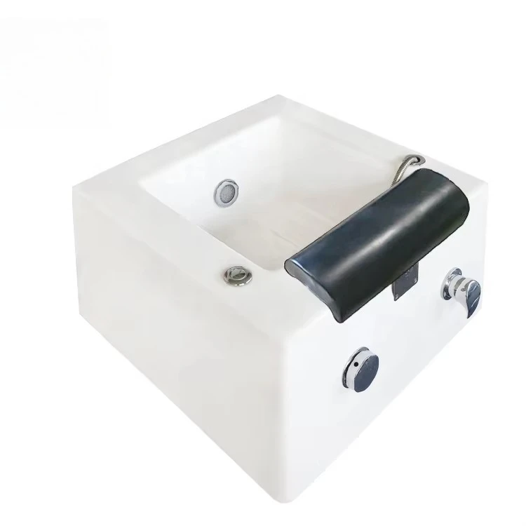 Beauty Nail Salon Electric Vortex Ductless Jet Foot Bath Spa Nail Art Pedicure Sink Acrylic Foot Bath