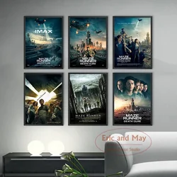 The Maze Runner Movie Vintage Art Print Canvas Poster Ideal for Living Room Decoration Enhances Home Wall Aesthetics