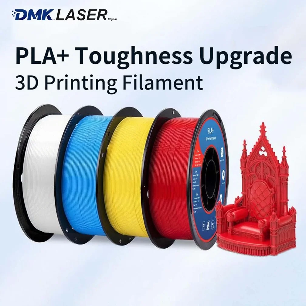Demarklaser PLA+ 3D-Drucker Filament Hochgeschwindigkeits-Druckmaterial 1,75mm 1kg PLA DIY für Bambu Lab Creality