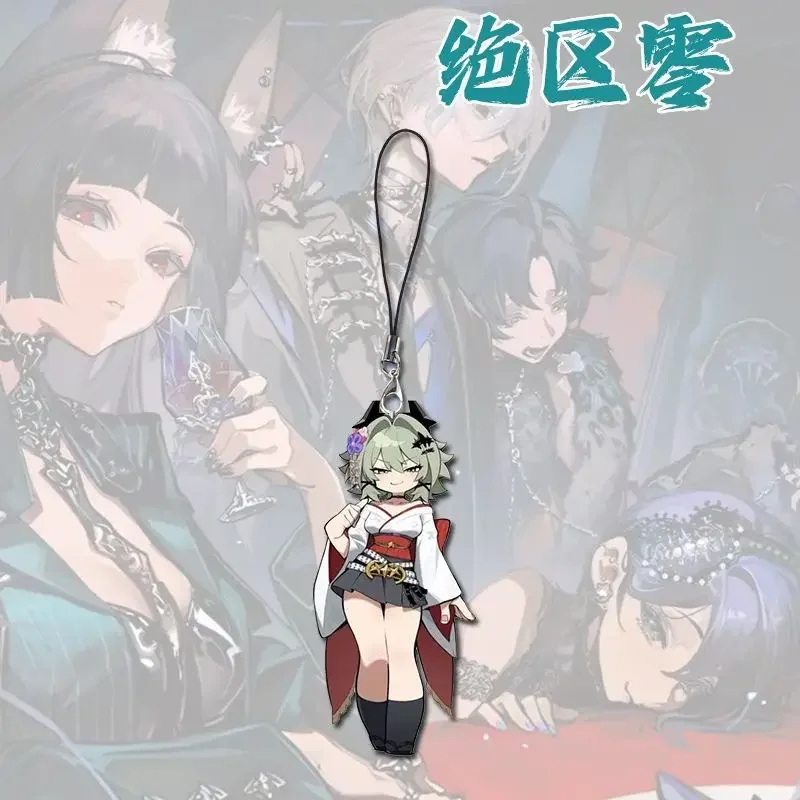 Anime Zenless Zone Zero Nicole Demara Von Lycaon Cosplay teléfono cuerda cadena mochila adorno colgante regalos de cumpleaños niños niñas