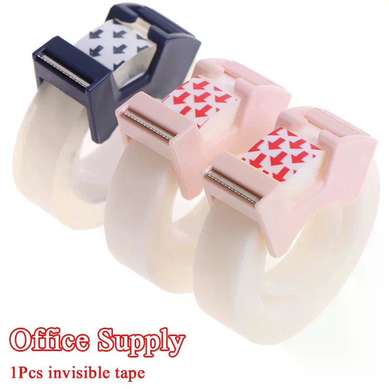 Adhesive Tape With Cutting Tool Writable Invisible Correction Tape Stationery