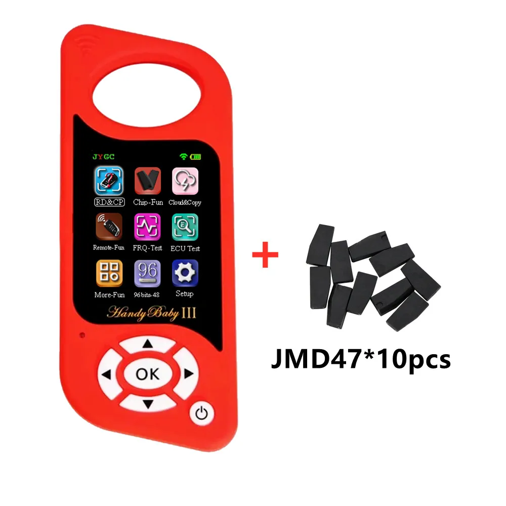 JYGC JMD Handy Baby III Hand-held Car Key Copier Auto Key Programmer for 4D/46/48/G/KING/Red Chip HandyBaby3 Wifi Mode