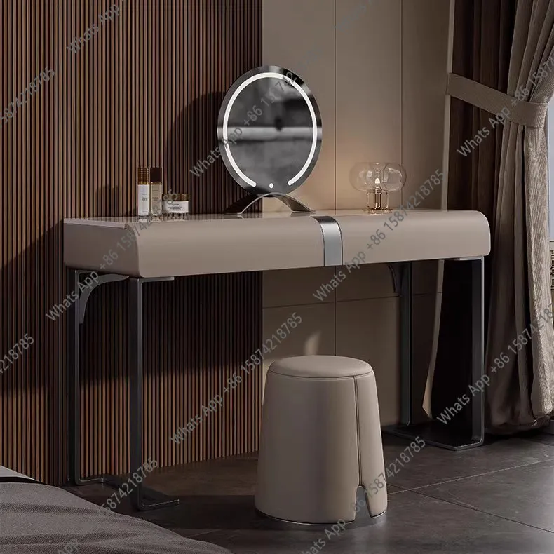 

Туалетный столик M Light Luxury из высококачественной каменной плиты, современный, простой, для спальни, для небольшой квартиры, дизайнерский