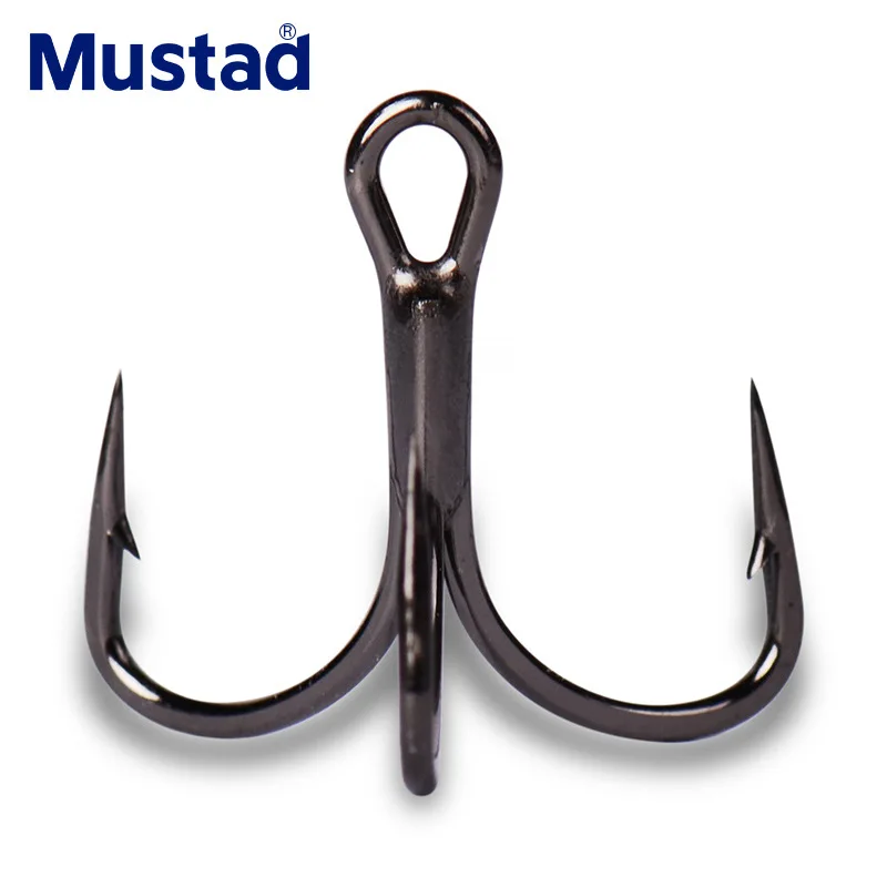 10 шт./лот Mustad 2X рыболовные крючки 10 #-3/0 # усиленные прочные тройные Крючки супер острые Твердые тройные рыболовные крючки с зазубриной Снасть