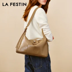 LA FESTIN Original Brand Women's bag Large Capacity Bag Fashion Shoulder Bag Luxury Bags 2024 Casual Tote Popular Crossbody Bag