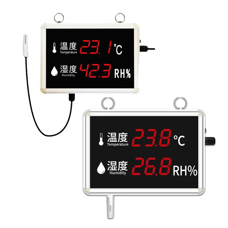 Tableau de bord d'affichage de température et d'huminité multi-capteurs WIFI Modbus