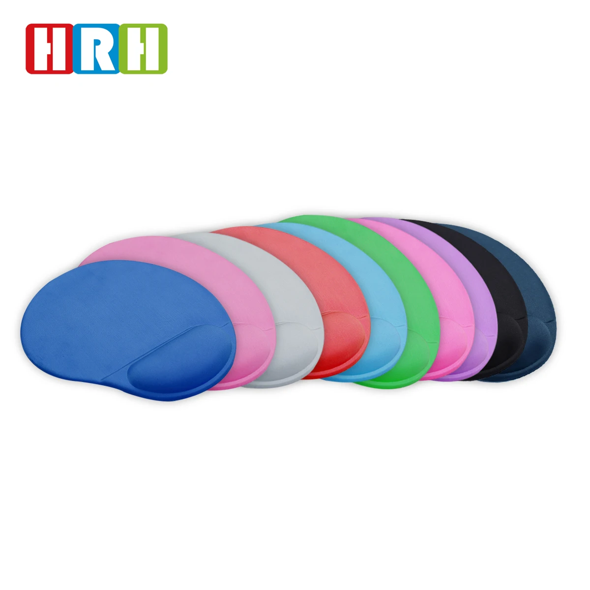 

HRH Silicone various color Custom Mouse Pad Wrist Rest Mouse Pad with Wrist Rest for Computer Laptop Notebook Keyboard Mouse Mat