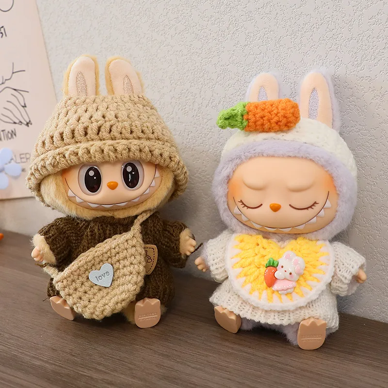 

Одежда Labubu для 15/17 см, плюшевая кукла Labubu Idol, свитер, серия, аксессуары для одежды, подарок