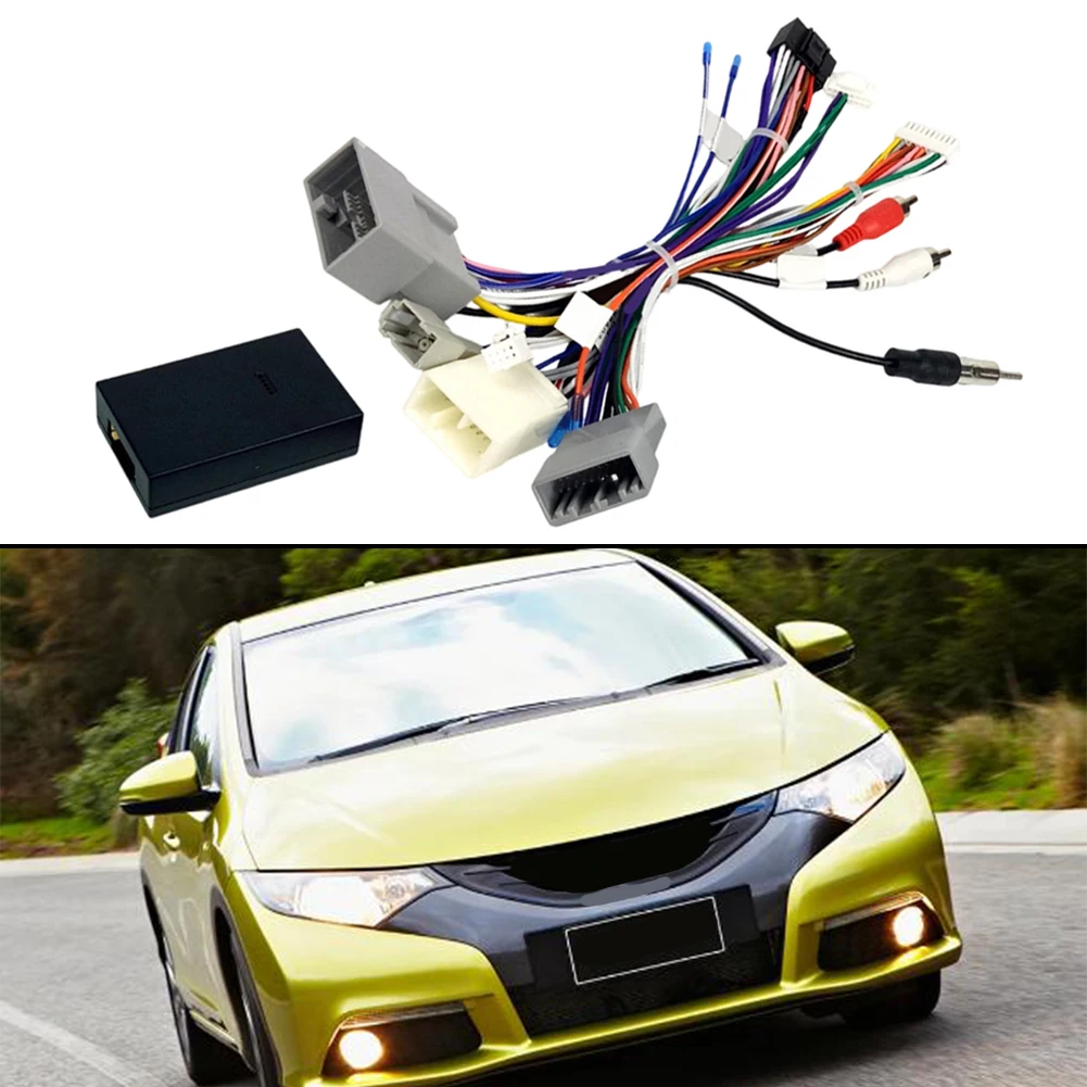 Canbus Protocol Box Cord For Honda For Civic For CR-V For City 2012–2016 In-Car Entertainment  Car Accessories