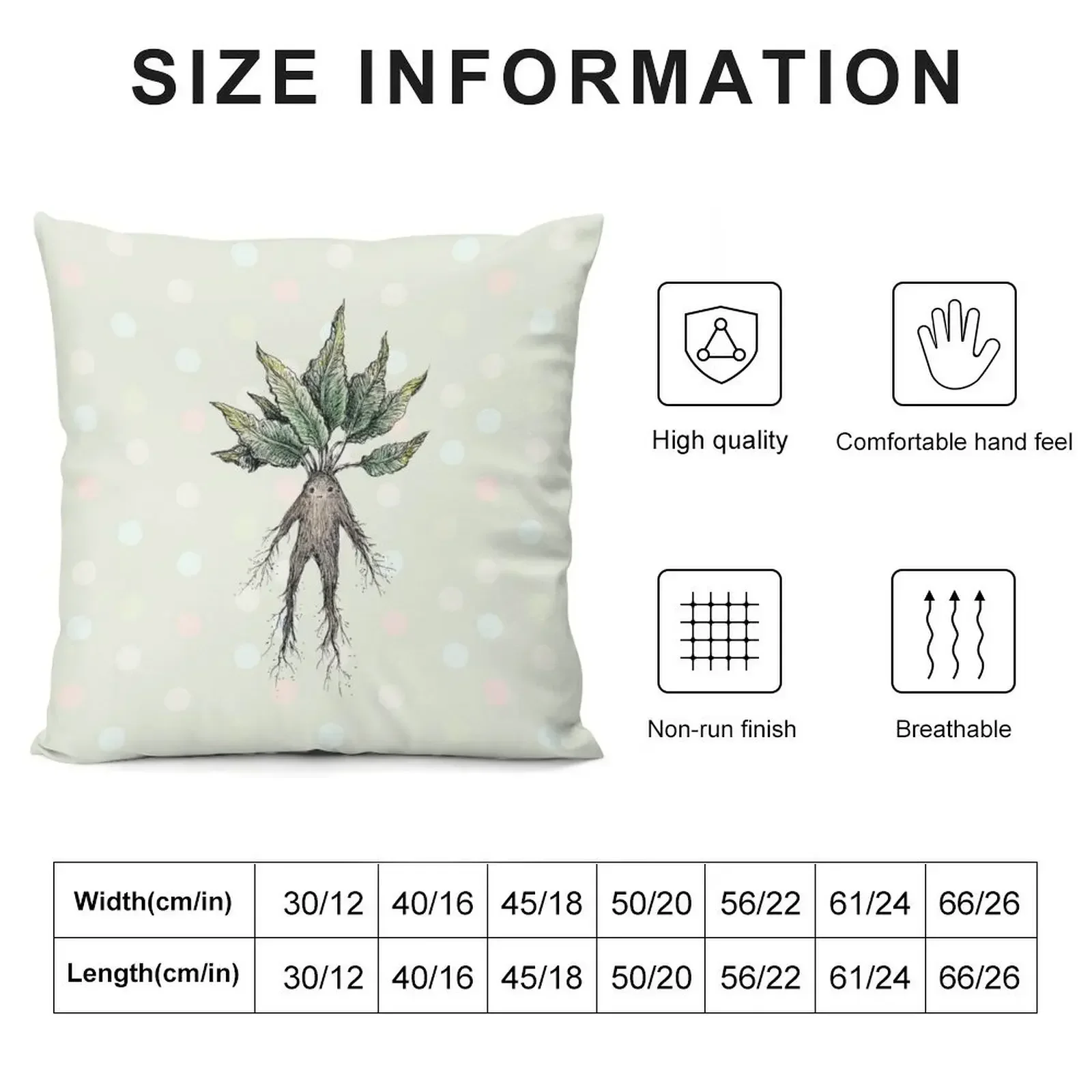 Mandrake Throw Pillow Ornamental Pillow Sofa Covers Christmas Pillowcase Plaid Sofa pillow