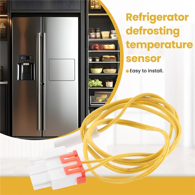 A55F-5Pcs DA32-00006W Pengganti Sensor Suhu Pencairan Es Kulkas Untuk AP41336842 DA32-10105R DA32-10105R