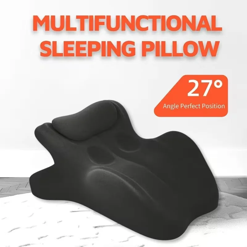 

Upgraded Version Reading Pillow for Mobile Use Leg Relaxation Reclining Rest Etc.Thickened Design Ergonomic Support Wedge Pillow