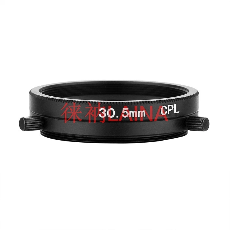 CPL Camera Filter, 25.5/27/30.5/35.5/37.5mm Screw Polarizing Filter for Industrial Video Inspection Microscope Lens