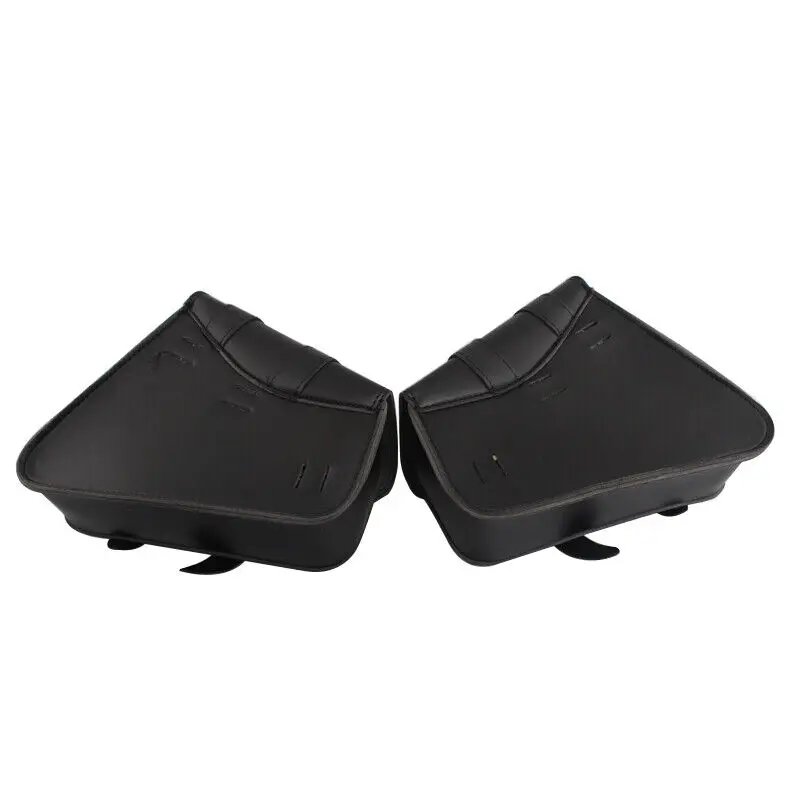 1 páros Egyetemes Motorbicikli Plutónium bőrből saddlebags Domboldal Munkaeszköz Erszény Olvasottság Poggyász Hegynyereg Olvasottság számára harley sportster XL 883 1200 48 72