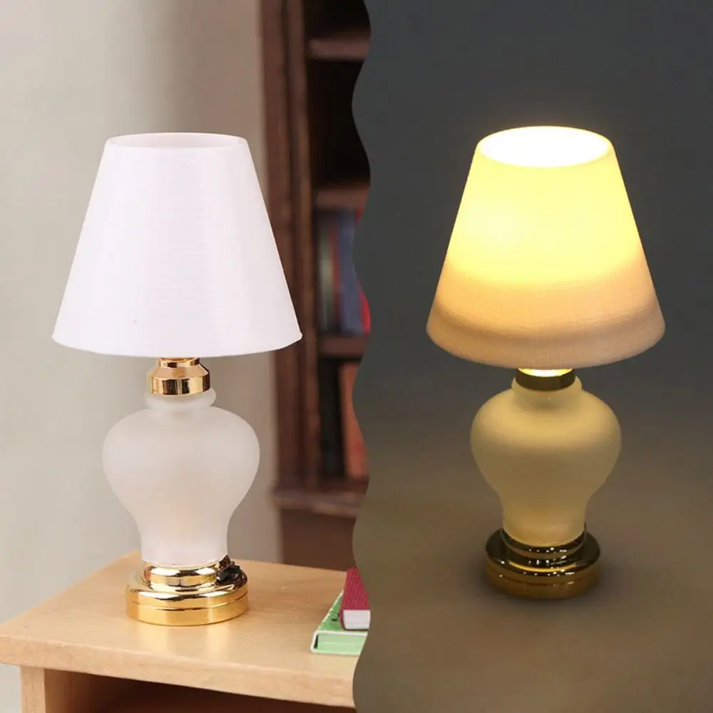High Quality 1:12 Dollhouse Colored Glass Lamp 10 Styles DIY Ceiling Lamp Chandelier Mini Lighting Model House Accessories