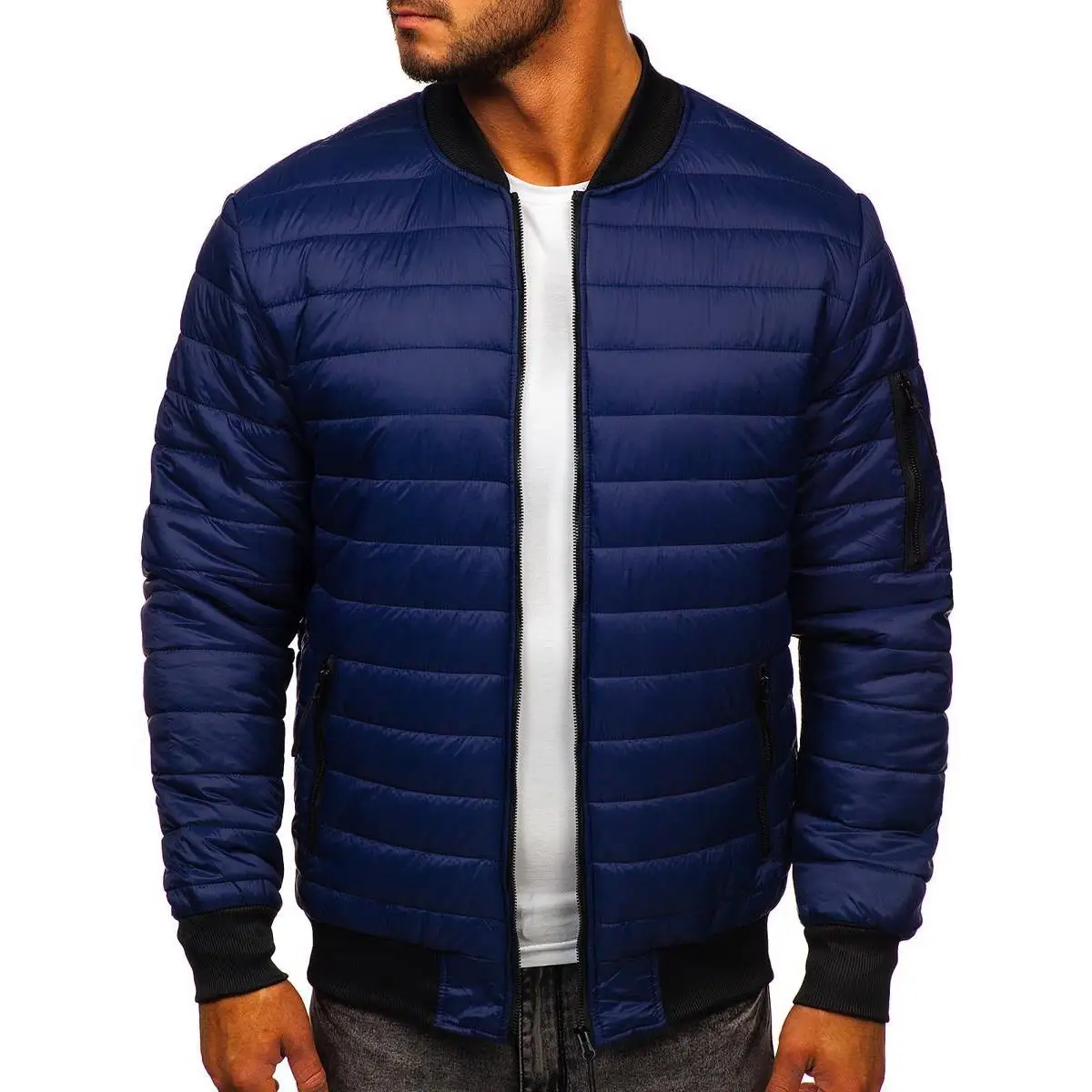 

Мужская хлопковая куртка Jaet Diamond ID, маленькая, с декоративной молнией, в городском стиле, удлиненная, с наполнителем из полиэфирного волокна