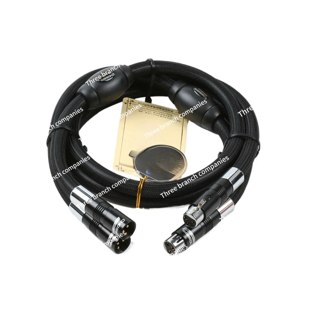 QS994 Audiophile Grade Single Crystal Copper Balance Line Canon Male To Female Mixer Effect Device Audio Connection