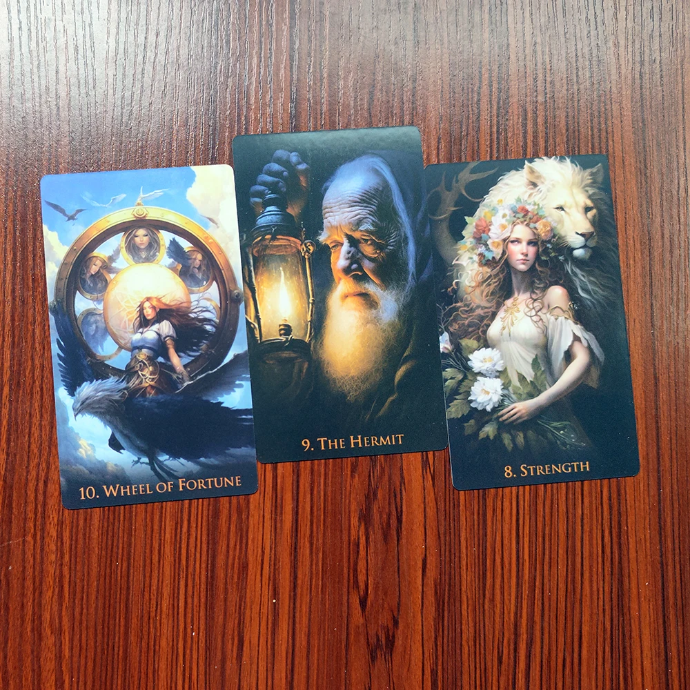 12×7CM cards. borderless Weird World  Divination Tarot card Deck  Unique The sturdy card stock Tarot card  Prophet Prophecy