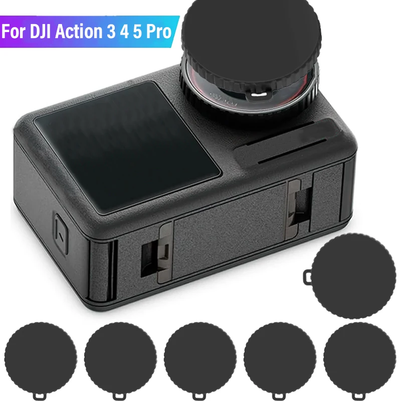 Protective Cover for DJI Action 4/5 Pro Sports Camera Lens Cap Silicone Dust Case For DJI OSMO Action 3 Camera Accessories