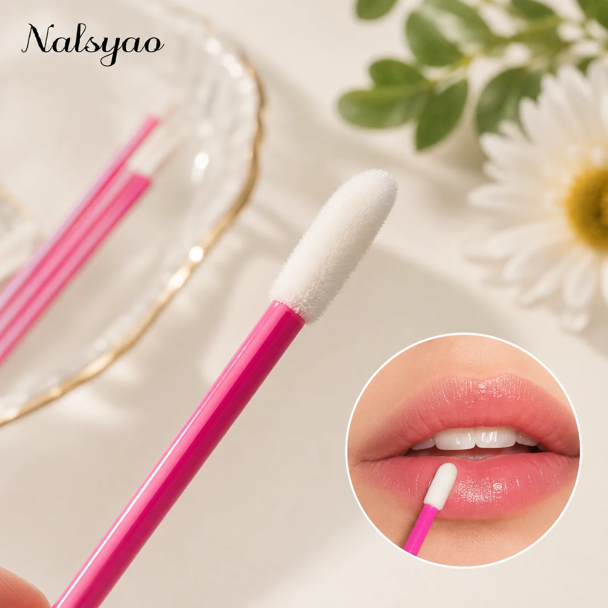 50Pcs Crystal Eyelashes Brush Comb Disposable Eye Lashes Extension Mascara Wands Makeup Beauty Tool for Makeup Use
