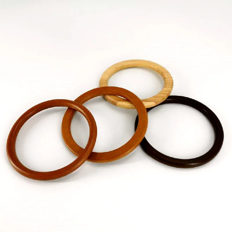 

Round Handcrafted Wooden Handle Bag Handle Bag Accessory Wooden Root Handle Wooden Circle Handle