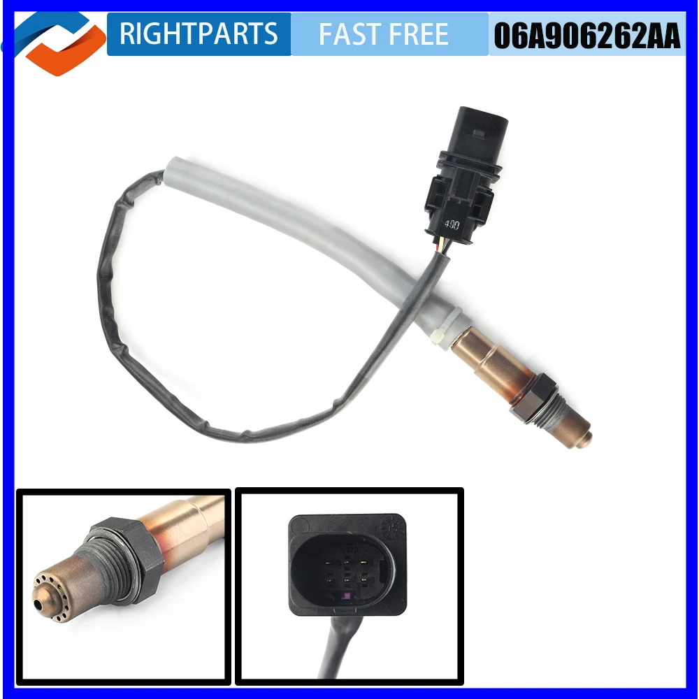 RIGHTPARTS 06A906262AA Oxygen O2 Sensor For Audi A3 Seat Altea Toledo Skoda Octavia VW Golf Jett Polo Car Sensor 06J906262AA