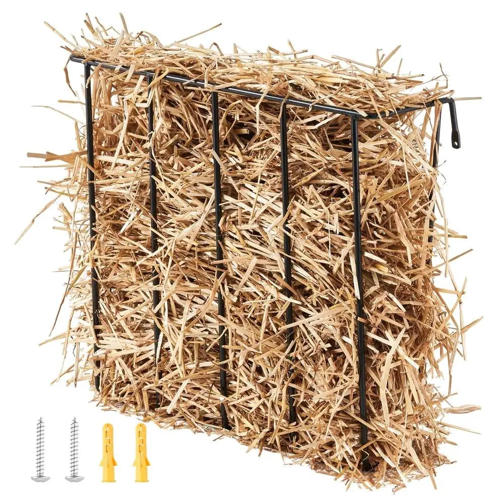 

Livestock 24 Gallon Wall Mounted Hay Feeder for Goats for horses
