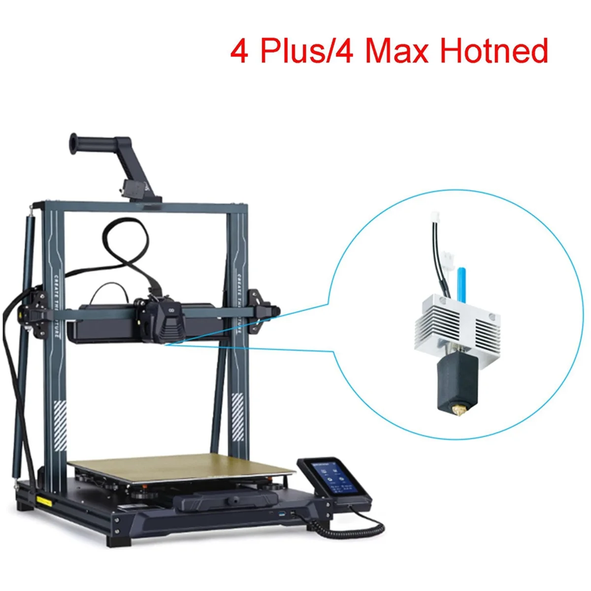 

Hotend для Elegoo Neptune 4 Plus/Neptune 4 Max, экструдер с печатающей головкой, комплект Hot End, нагревательный блок, нагревательный картридж, термисторJKL