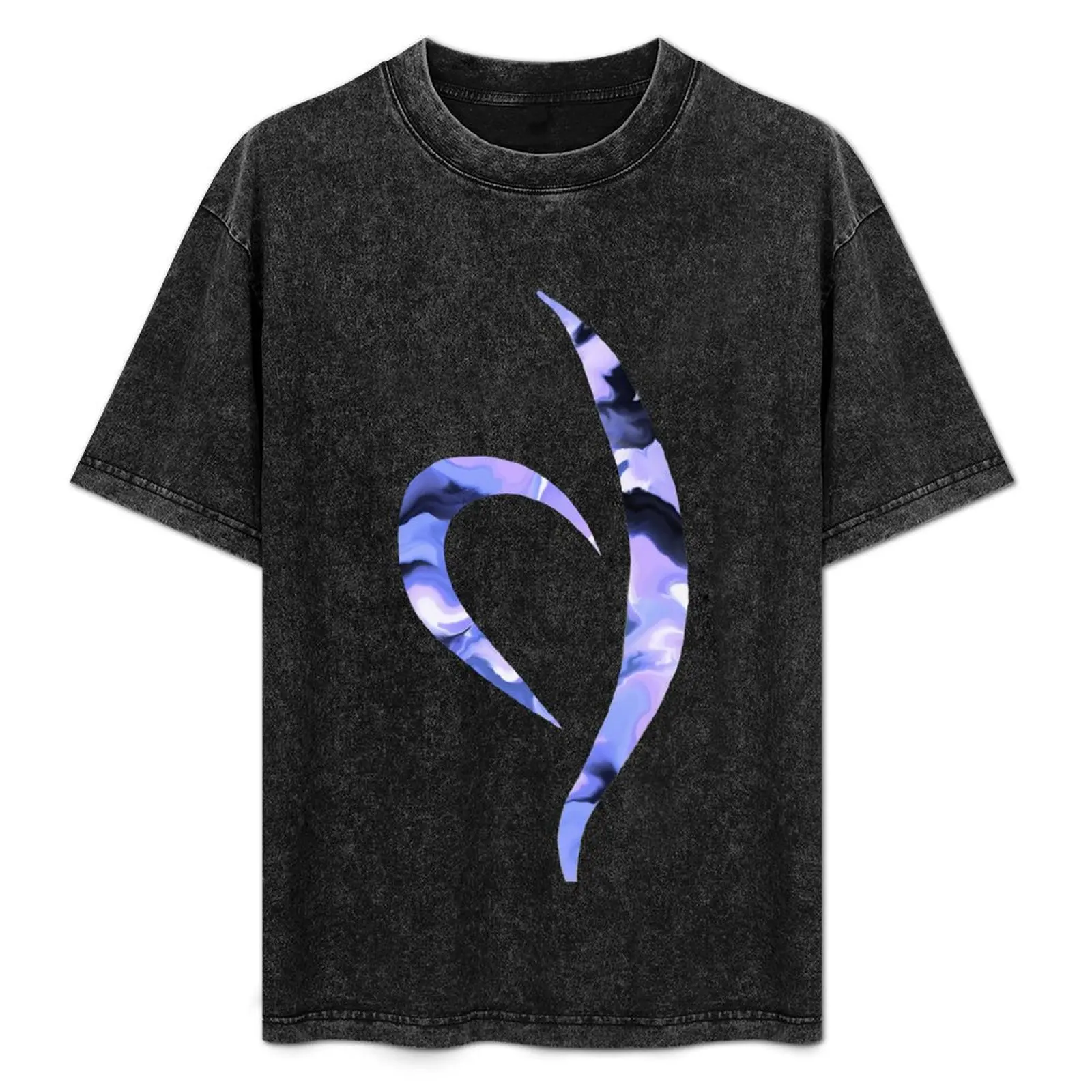 

Purple Marbled Neda Symbol T-Shirt Soft Lightweight Cotton T-Shirt