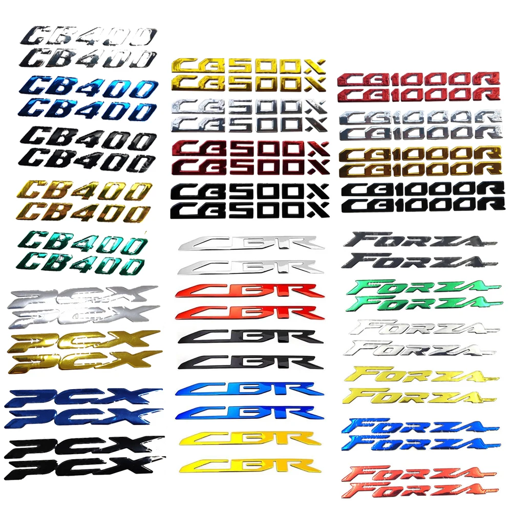 

Motorcycle 3D Emblem Badge Decal Tank Sticker Pad For Honda CBR250 CBR400 CBR1000 CB400 PCX125 150 Forza250 300 CB500X CB1000R