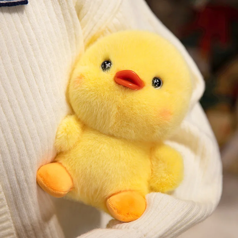 Juguete de peluche de Animal Kawaii de pie de 17cm, pato de peluche, Capibara, conejo, oveja, ciervo, oso, muñeca, decoración, almohada, regalo