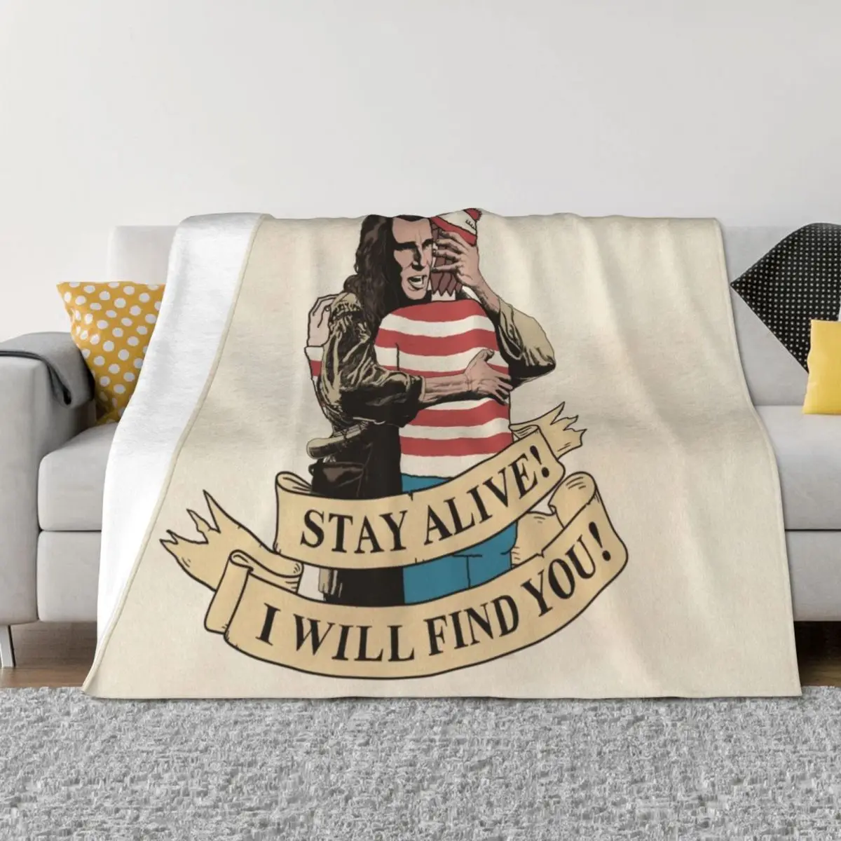

I Will Find You Throw Blanket For Decorative Sofa wednesday Quilt Decorative Throw Blankets