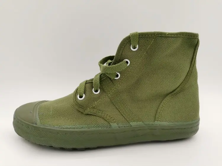 Guizhou 3537 Liberation Shoes Flat Bottom High Top Canvas Breathable Autumn Rubber Boots Unisex Outdoor Camping Travel Gear