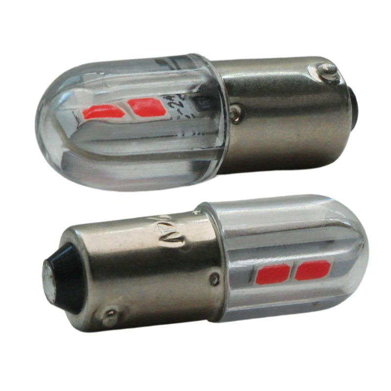 BA9S T4W Car Led Interior Bulb 6v 12v 24v 220v Mini Colorful 1W Auto Indicator Warning Light Signal Energy Saving Lamp 6 Volt