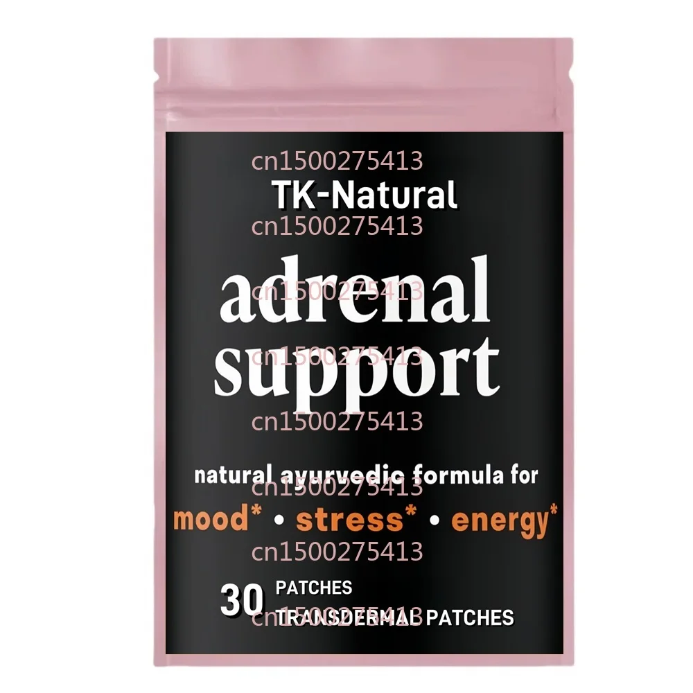 

30 Patches Adrenal Support Transdermal Patches with Rhodiola Rosea, Holy Basil to Support Stress, Fatigue & Energy