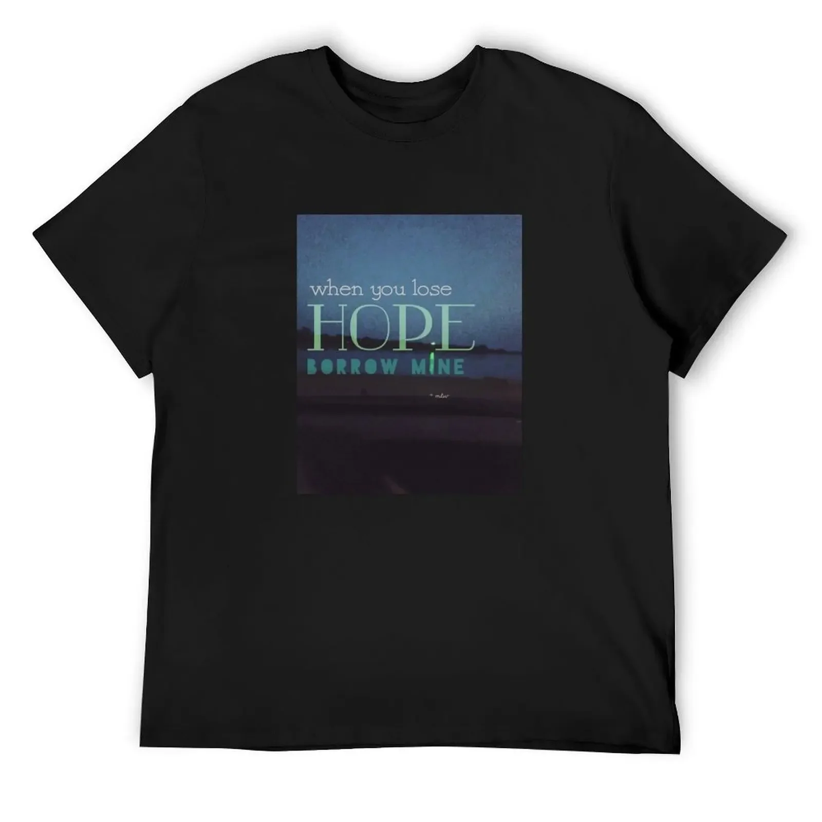 

HOPE T-Shirt summer clothes vintage graphic tee quick drying funny t shirts for men