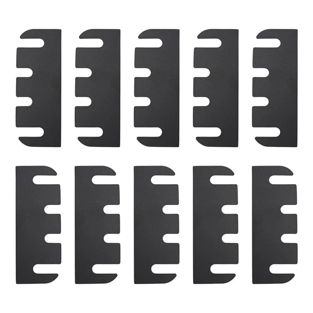 For Door Hinge Repair Kit with 10 Pieces of 4 Inch PVC Shims for Filling For Door Gaps and Accurate For Door Alignment