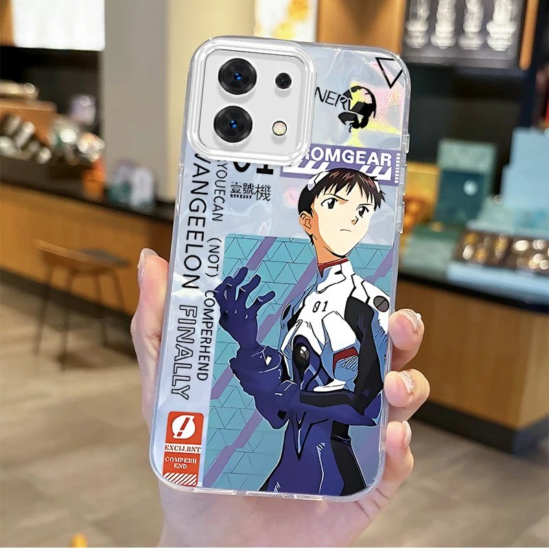 Anime E-Evangelions Ikari Shinji Phone Case for Redmi Note 13 12 11 10 9 ProPlus 13C 12C 10C 9C A2 A1 Hard Non-Slip Matte Covers