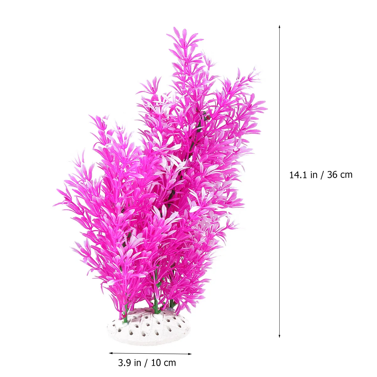 

1pc Artificial Aquatic Aquarium Fish Tank Decorations Plastic Grass Safe for Fish Simulation Plant Underwater Garden