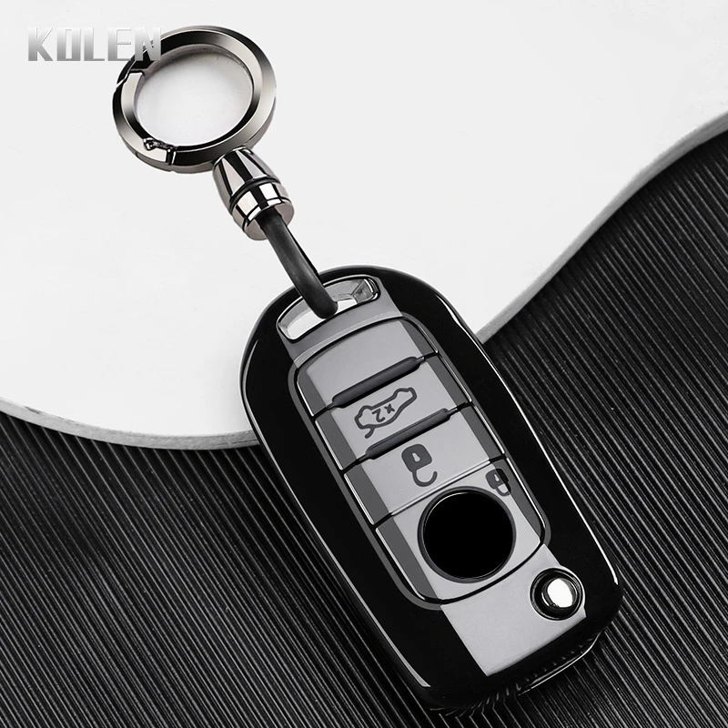 Nueva Funda Protectora de TPU para Llave de Coche FIAT Tipo Tprp Freedom 500X Doblo Argo Nuovo Grazie, Carcasa Protectora para Llavero, Accesorios