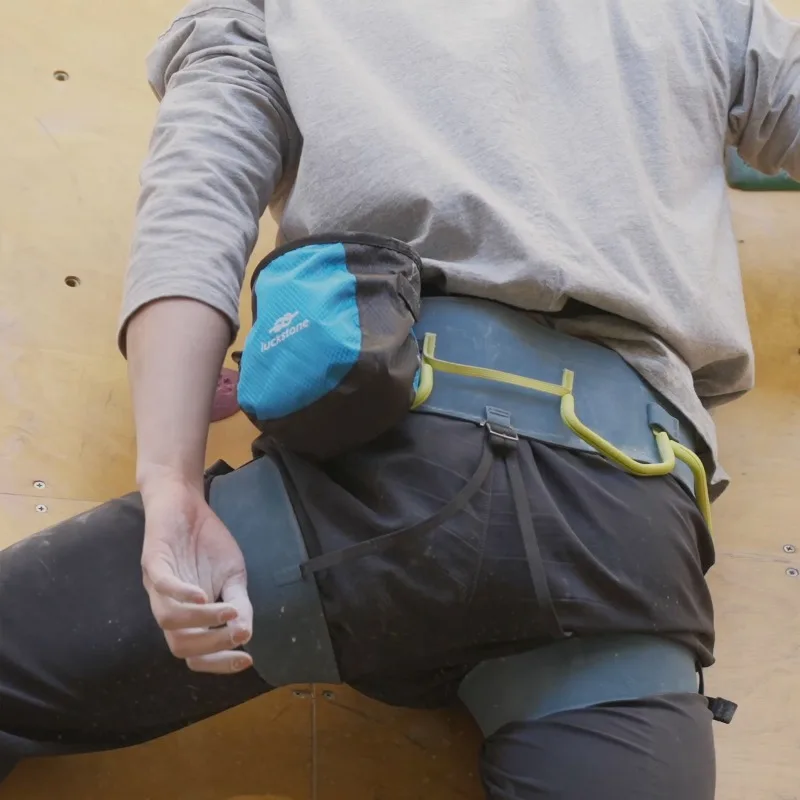 Outdoor Sports Chalk Storage Bag Durable Waist Anti Slip Powder Bag Suitable for Rock Climbing Gymnastics and Exercise